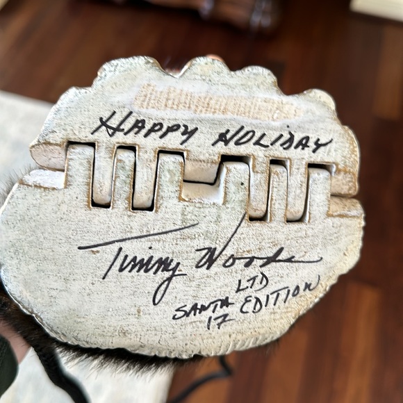 Timmy Woods Santa bag signed limited edition. - Picture 5 of 5